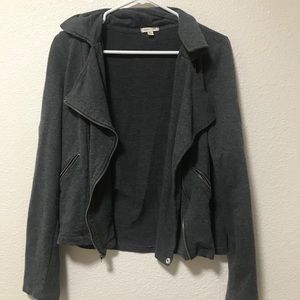 L gray jacket